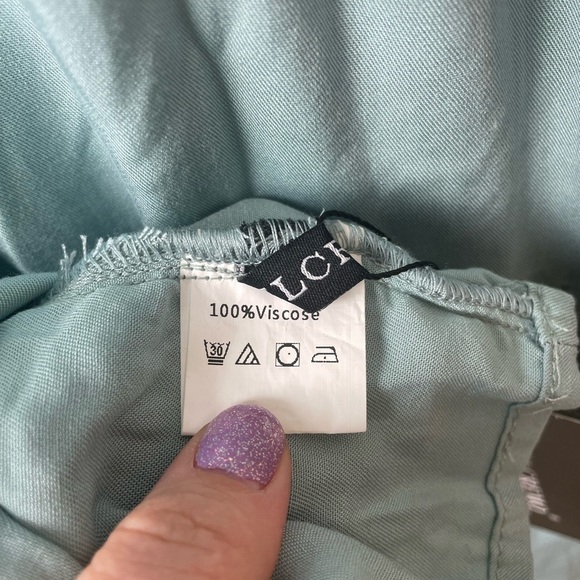 Zilcremo Elegant Blue Long Sleeve Dress Boho Size XL - Picture 6 of 8